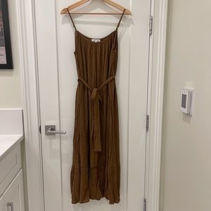 Brown maxi dress